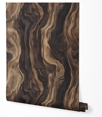 Produktbild von Selbstklebende Tapete Möbelfolie Marmor Optik Braun Schwarz Luxus Wandtapete Wohnzimmer Schlafzimmer Küche Flur Modern Elegant Steinoptik Abwaschbar 2,5m x 0,5m