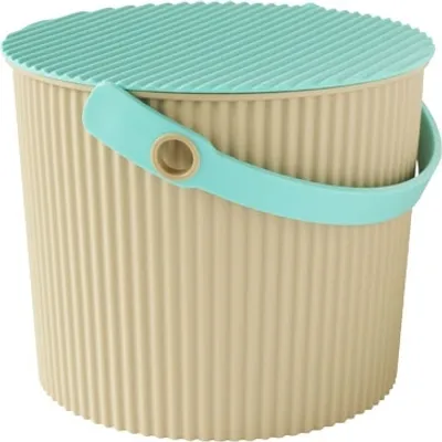 Produktbild von Hachiman Omnioutil Eimer S (8 L) - Beige/Türkis