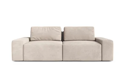 Image de AX LIVING Arkleton Canapé 2 places Moderne 260 cm Beige Stylé Confortable