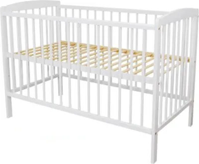 Produktbild von Need Sleep Babybett Andreas 120x60 cm Höhenverstellbar - Beistellbett Baby Bed weiß