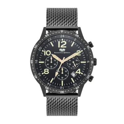Produktbild von Rhodenwald   Söhne Chronograph Flight Captain Schwarz Edelstahl Schwarz 10010446