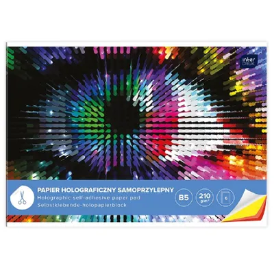 Produktbild von Holografický samolep.blok B4 6l.