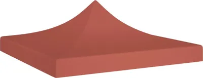 Produktbild von Partyzelt-Dach 3x3 m Terrakotta-Rot 270 g/m²