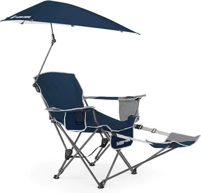 Produktbild von Famanu Liegestuhl Mitternachtsblau - ideal für Strand und Camping