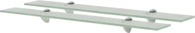 Immagine prodotto di The Living Store Mensole galleggianti 2 pz. Vetro 70x20 cm 8 mm