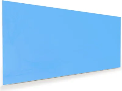Produktbild von Glasbild 60x30cm in XXL für Wohnzimmer, Schlafzimmer Motiv Himmelblauer Hintergrund