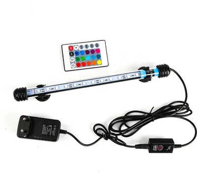 Produktbild von EINFEBEN LED Aquarium Beleuchtung Fisch Tank Aquarium Lampe Unterwasser RGB 62cm