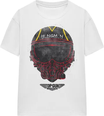 Produktbild von Top Gun - "Hangman" T-Shirt für Herren/Damen Uni TV16903 (M) (Weiß)