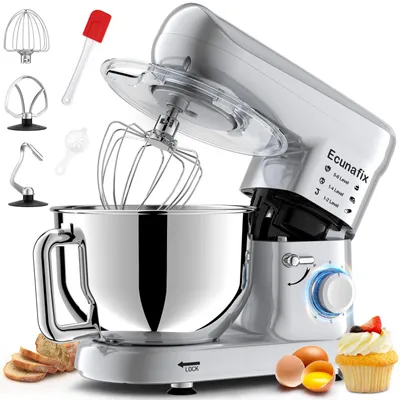 Planetenrührwerk 1500 W, 6,5 l, 6+P, leise Küchenmaschine