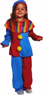 Produktbild von Kinder Clown Kostüm (Oberteil & Hose) Größe: 122-128 (6-7 Jahre)