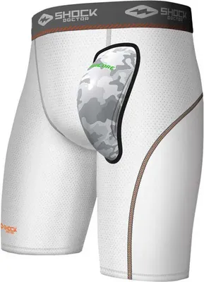Produktbild von Shock Doctor Aircore Kompressions-shorts Mit Leistenschutz Weiß 2XL Weiß 2XL