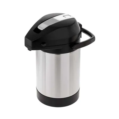 A product shot of an airpot on a white background.