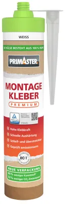 Produktbild von PRIMASTER Montage Kleber Premium weiß 405 g