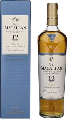 Image de The Macallan 12 Years Old TRIPLE CASK MATURED 40% Vol. 0,7l en boîte cadeau