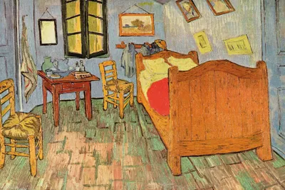 Produktbild von Vincent Van Gogh Kunstdruck Bild - Schlafzimmer In Arles, 1889 (80 x 120 cm)