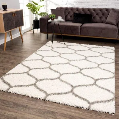 Productafbeelding van Famanu vloerkleed, superzacht en pluizig - antislip, 120x170 cm