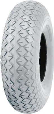 Image de Pneu pour scooter de mobilité gris, 2.80/2.50-4, bloc, pneu pneumatique, pneu non marquant