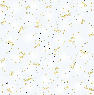 Produktbild von Airlaid Tischdecke Cheers, 80 x 80 cm, 20 Stück - Mank - Mitteldecke Silvester Party