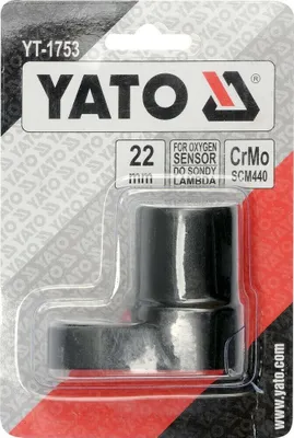 Produktbild von Yato YT-1753 Lambdasonden Nuss Schlüssel für Lambdasonde Einsatz geschlitzt 22mm