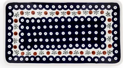 Produktbild von Original Bunzlauer Keramik Essteller flach rechteckig 29,8x16,1x2,8 cm im Design 41