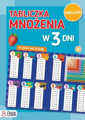 Productafbeelding van Tabliczka mnożenia w 3 dni - Monika Majewska