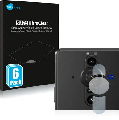 Produktbild von 6x Für Sony Xperia Pro-I (NUR Kameraschutz) Schutzfolie Savvies Displayschutz Display Schutz Folie Klar Transparent