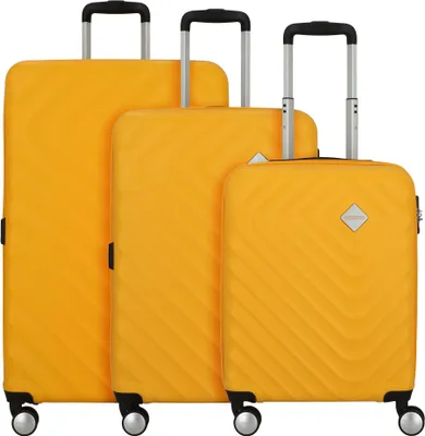 Produktbild von American Tourister Summer Square 4 Rollen Kofferset 3-teilig mit Dehnfalte