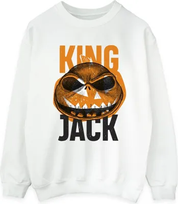 Produktbild von Disney - "The Nightmare Before Christmas King Jack" Sweatshirt für Damen BI31855 (XL) (Weiß)