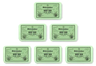 Produktbild von Body Bar Aloe Vera - 120g – 6x 120g