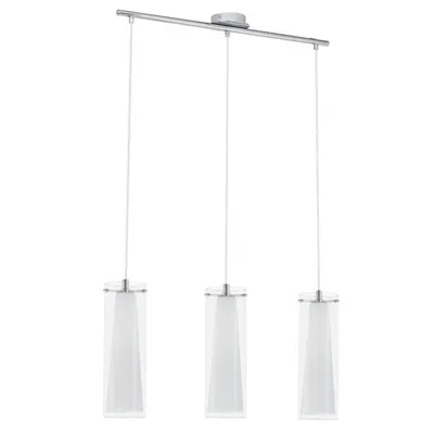 Image de Eglo Lampe à suspendre HL/3 E27 CHROME/VERME/BLANC 'PINTO