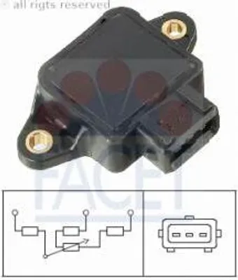 Produktbild von Facet Sensor, Drosselklappenstellung 10.5002