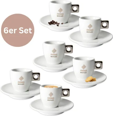Produktbild von Caffè Moak Espressotasse mit Untertasse 6er Set