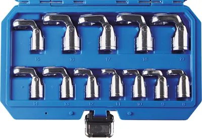 Produktbild von Kunzer offene Ringschlüssel mit Gelenk, 3/8", 12-tlg. 7GOR12