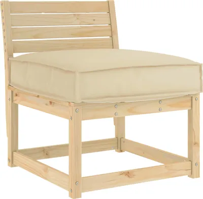 Image de coussin vidaXL Beige 60 x 60 x 12 cm Tissu Oxford