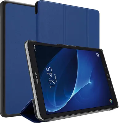 Immagine prodotto di Cadorabo cover protettiva per Samsung Galaxy Tab A 2016 (10,1 pollici) custodia per tablet in blu Custodia Cover Bag Auto Wake up