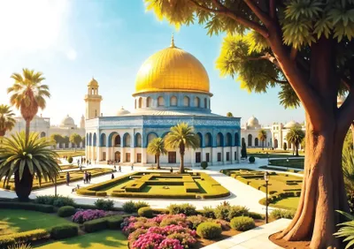 Immagine prodotto di Puzzle d'arte - Moschea di Al-Aqsa - 1000 dielov