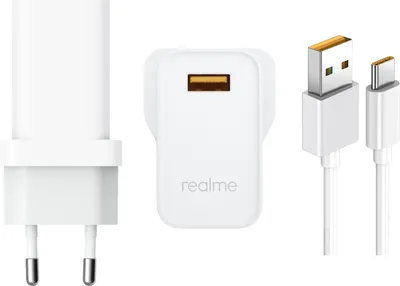 Produktbild von Original Realme 33W SuperDart Ladegerät USB Adapter Netzteil mit USB A zu Ladekabel