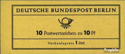 Produktbild von Briefmarken Berlin (West) 1965 Mi MH4a (kompl.Ausg.) postfrisch Bauwerke