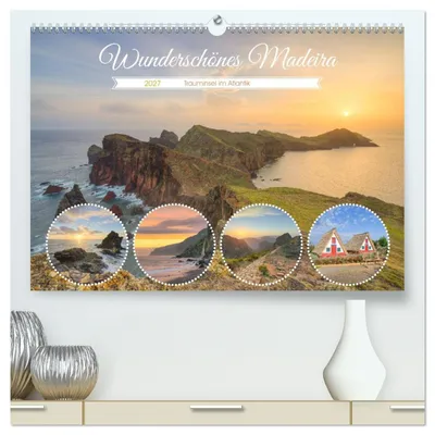 Produktbild von Wunderschönes Madeira (hochwertiger Premium Wandkalender 2027 DIN A2 quer), Kunstdruck in Hochglanz