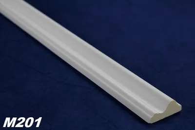 Produktbild von 2 Meter PolyurethanFlachprofil Leiste Wand Innen Nachbildung Stuck stoßfest 40x20mm, M201