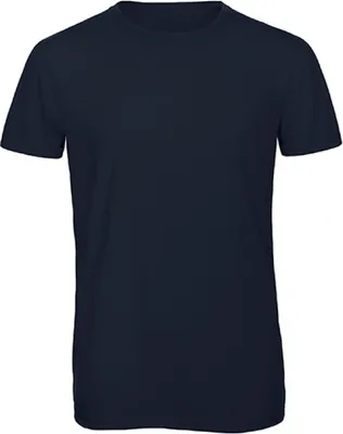 Produktbild von B&C TM055 | Herren Triblend T-Shirt /langlebig, flexibel und faltenfrei - Farbe: Navy - Größe: 3XL
