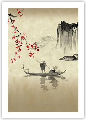 Produktbild von Poster - Poster ohne Rahmen - Blume Kirschen Japan - 50x70 cm - Wand Bild - Wanddeko - Wandbilder - Kunstposter - Wandposter - Bilder - Kunstdruck - Wanddekoration - Wandbild - P2XPA50x70-5020
