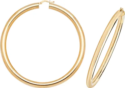 Produktbild von 9 Karat (375) Gold Damen - Paar Creolen - 60mm; TRS38380MM60