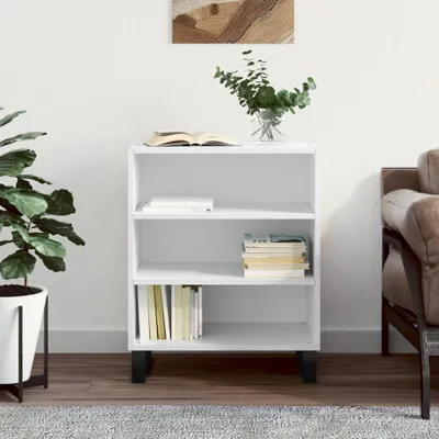 Obrázek produktu pro vidaXL Příborník vysoký lesk bílý 57x35x70 cm Materiál dřeva