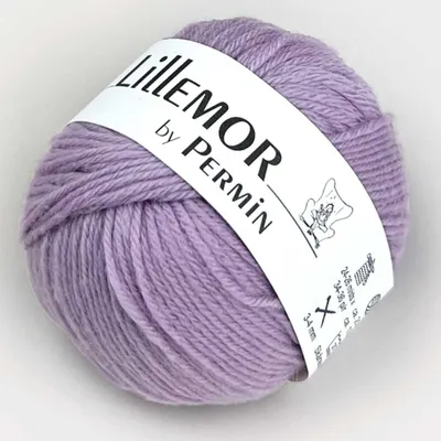 Obrázek produktu pro Lillemor by Permin - Organická Vlna pro miminka, děti a dospělé (04 light purple)