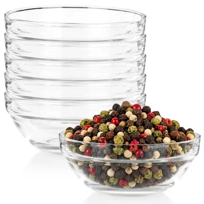 Obrázok produktu pre Sklenené misky 10,5 cm, 215 ml 6 ks.