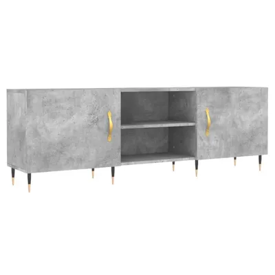 Zdjęcie produktu dla vidaXL Szafka pod TV betonowa szara 150x30x50 cm materiał drewnopochodny