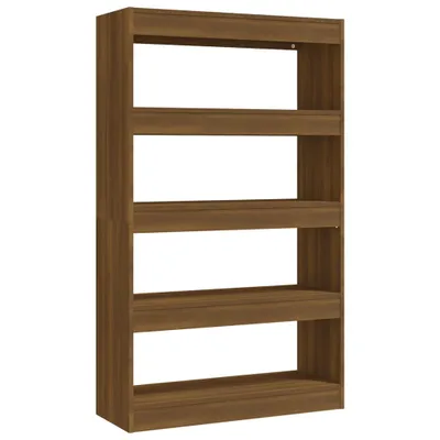Immagine prodotto di vidaXL Libreria/divisorio per ambienti in rovere marrone 80x30x135 cm