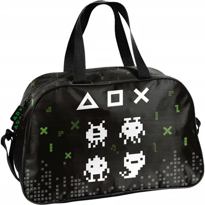 Produktbild von Paso Gaming Sporttasche für Jungen mit Pixel-Design