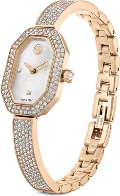 Image de Swarovski Dextera Bangle Uhr, Schweizer Produktion, Metallarmband, Roséfarben, Roségoldfarbenes Finish DEXTERA BANGLE:MB ROG//PRO 5672992 9009656729922